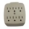 Projex Plug Adapter, Outlet Tap, 5-15P, Beige FA-357AE/11PRJ - alternate 1